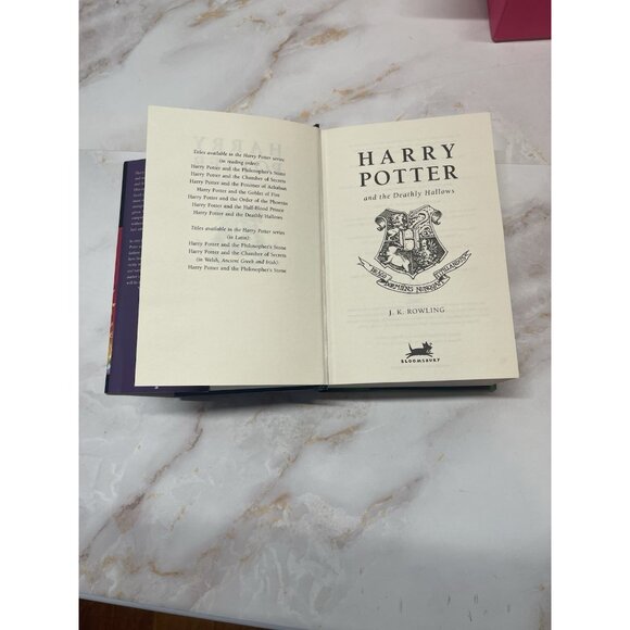Harry Potter and the Deathly Hallows J.K. Rowling First UK Edition 2007 - Picture 6 of 16